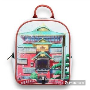Loungefly Spirirted Away studio Ghibli mini backpack at Yubaba’s bathhouse
